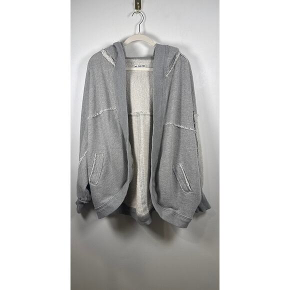 We The Free Forever Yours Oversized Cardi in Gray, XS - Picture 2 of 8